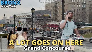 Grand Concourse Bronx NY Walk. New York Tour