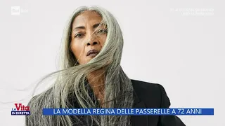 La modella regina delle passerelle a 72 anni - La Vita in diretta 24/04/2024