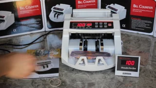 Bill Money Counter Machine - NEW Australian $5 Bill Note and Counterfeit Note Detector