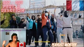 667 - 669 Part. 2 feat. Lyonzon | FRENCH DRILL REACTION