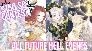 ALL FUTURE LOVE NIKKI HELL EVENTS AND COSTS, $150 STARRY CORRIDOR CONTEST