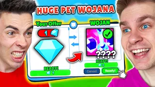 WOJAN ⚠️ SPRZEDAŁ mi ✅ NOWY *GIGANTYCZNY PET* 🎁 (za 1 💎) i ODDAŁ MI TO… 😱 w PET SIMULATOR X! 🥶