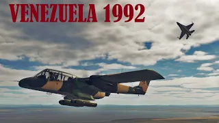 Air War in the Venezuelan 1992 Military Coup (F-16 vs Bronco)