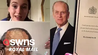 UK woman paints "pretty awful" portrait of Prince Phillip - then sends it to the Queen! | SWNS