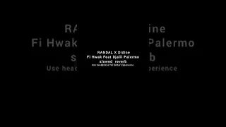 Randall X Didine Canon 16  Fi Hwak Feat Djalil Palermo, slowed - reverb | #Blackselfish