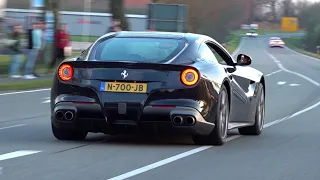 Ferrari F12 Berlinetta with Novitec Exhaust! SCREAMING V12 SOUNDS!