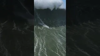 Gigantic wave at Nazare, Portugal