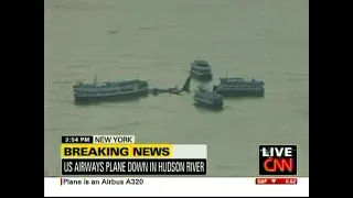 CNN SPECIAL COVERAGE: THE HUDSON CRASH-LANDING (JANUARY 15, 2009, 3:00 - 8:28 & 9:00 - 10:50 PM ET)