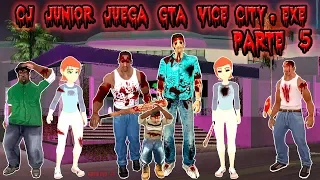 Cj Junior juega Gta Vice city Exe - Parte 5 - Gta san andreas - Loquendo