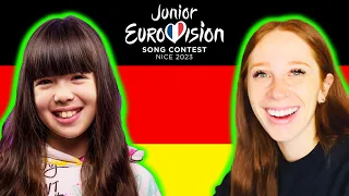 LET'S REACT TO GERMANY'S SONG FOR JUNIOR EUROVISION 2023 // FIA - OHNE WORTE