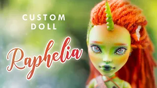 Raphelia the Forest Unicorn • Unicorn Collab with H Ali Crafts • Monster High Custom Doll Tutorial