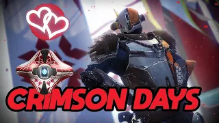 DESTINY 2 CRIMSON DAYS STREAM! | Weekly Reset !Member !Twitch