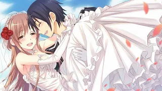 Kirito & Asuna 😊 Couple moments 😍 Sword Art Online