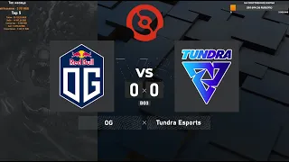 OG vs. Tundra Esports - DPC WEU 2021/2022 Tour 1: Regional Finals | BO3 @4liver