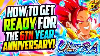 DO THIS BEFORE IT'S TOO LATE... 10 TIPS + TRICKS For The 6th Year Anniversary! (Dragon Ball Legends)