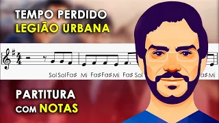 Tempo Perdido | Partitura com Notas para Flauta Doce, Violino | Legião Urbana