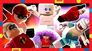 All LEGO Disney•Pixar's The Incredibles Character Trailers