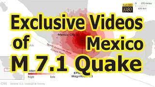 Mexico city earthquake video | Powerful 7.1 Earthquake Strikes Mexico