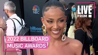 Doja Cat Addresses Swerving Jack Harlow at BBMAs 2022 (Exclusive) | E! Red Carpet