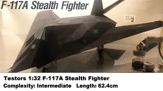 Large Scale! Testors 1:32 F-117A Stealth Fighter Kit Review