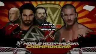 WWE EXTREME RULES 2015 : SETH ROLLINS VS RANDY ORTON MATCH CARD