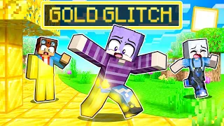 Escaping The GOLD GLITCH In Minecraft!