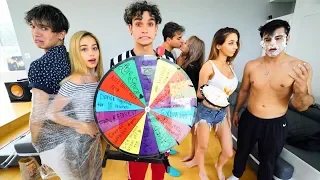 Spin The MYSTERY Wheel Challenge w/ COUPLES!