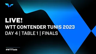 LIVE! | T1 | Day 4 | WTT Contender Tunis 2023 | Finals