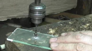 Как и чем просверлить стекло за 2-3 мин Drill Glass in Under 3 Minutes