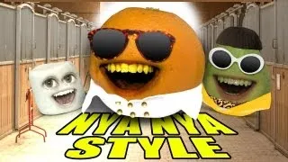 Annoying Orange - ORANGE NYA NYA STYLE (GANGNAM STYLE PARODY)