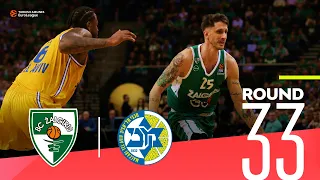 Zalgiris survives Maccabi at home!  | Round 33, Highlights | Turkish Airlines EuroLeague