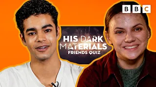 Putting Dafne Keen and Amir Wilson's friendship to the test 😂 His Dark Materials