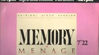 Menage Memory  HQ Sound 1983  12  45 RPM Remasterd By B.v.d.M 2013