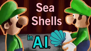 Luigi Sells Seashells but Every Line is a Midjourney Prompt | Ren's Money Game