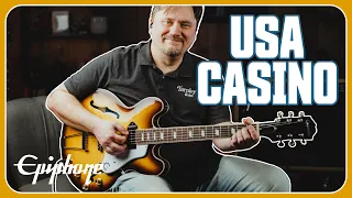 Epiphone USA Collection Casino Review | The Archtop Electric Guitar Legend Is Back & Made in America