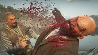 Red Dead Redemption 2 - Funny & Brutal Kill Moments Euphoria Ragdolls [ Vol 65 ]