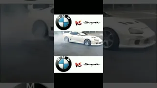 #shorts #caredit #luxury #dancemusic  Bmw vs Supra Drift