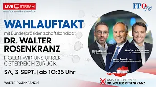 Bundespräsidentenwahl 2022: Der große Wahlkampfauftakt in Wels! 🇦🇹