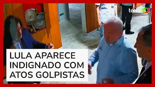 Imagens mostram Lula irritado no Palácio do Planalto após invasão em 8 de janeiro