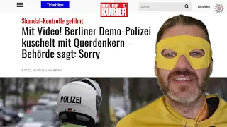 Breaking News: schwerer Fall von Freudlichkeit im Dienst der Berliner Polizei