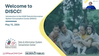 Welcome to DISCC! Introduction to the CCDF Data & Information System Consultation Center