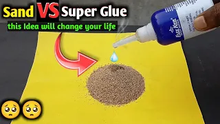 💡Super Glue vs Sand Ideas 💡| Sure Glue | Life Hacks | Super Glue Baking Soda | Glue | Mk Counter