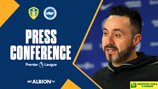 Roberto De Zerbi's Leeds United Press Conference