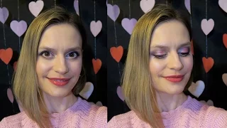 Нежный макияж на День всех влюбленных. St. Valentine’s Day makeup tutorial