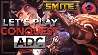 TOP 3 BEST ADC GODS FOR BEGINNERS - New ADC Player Guide - LET'S PLAY CONQUEST - SMITE