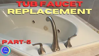 DIY Bathroom Remodel Part-5 Tub Faucet Replacement