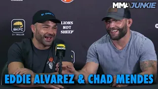 Eddie Alvarez, Chad Mendes Reflect on Epic BKFC 41 Brawl; Mendes Explains Retirement