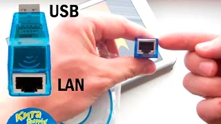 USB LAN RJ45 - сетевой адаптер для планшета, смартфона или компьютера