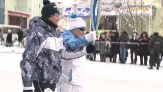 Эстафета Паралимпийского огня в Якутске