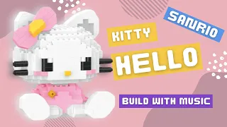 BUILD HELLO KITTY WITH A PINK DRESS